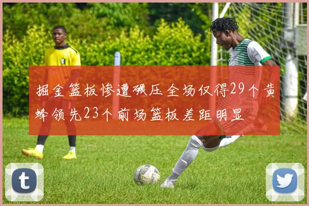 掘金篮板惨遭碾压全场仅得29个黄蜂领先23个前场篮板差距明显